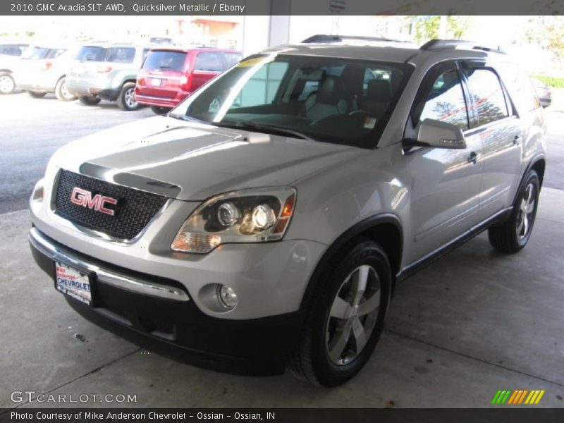 Quicksilver Metallic / Ebony 2010 GMC Acadia SLT AWD