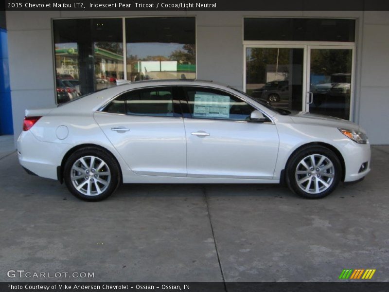Iridescent Pearl Tricoat / Cocoa/Light Neutral 2015 Chevrolet Malibu LTZ