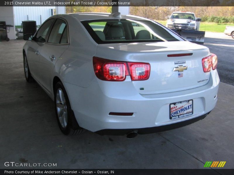 Iridescent Pearl Tricoat / Cocoa/Light Neutral 2015 Chevrolet Malibu LTZ