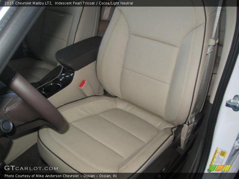 Iridescent Pearl Tricoat / Cocoa/Light Neutral 2015 Chevrolet Malibu LTZ