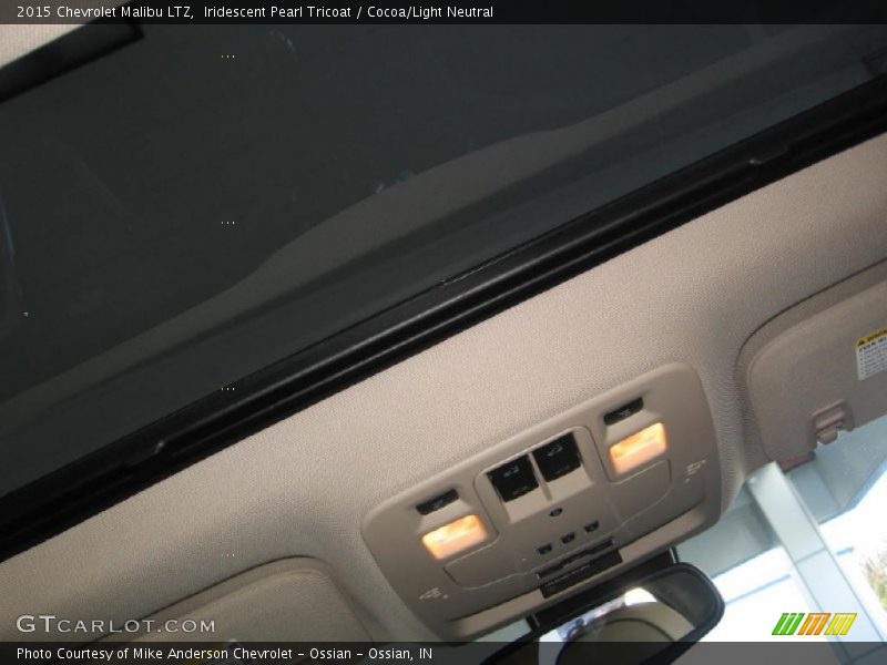 Iridescent Pearl Tricoat / Cocoa/Light Neutral 2015 Chevrolet Malibu LTZ