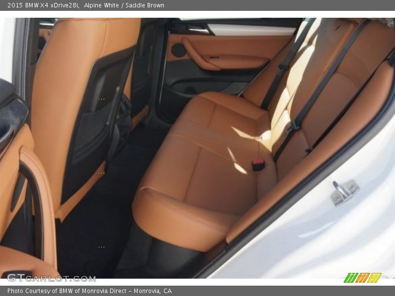 Alpine White / Saddle Brown 2015 BMW X4 xDrive28i