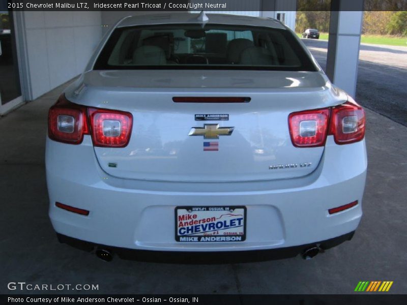 Iridescent Pearl Tricoat / Cocoa/Light Neutral 2015 Chevrolet Malibu LTZ