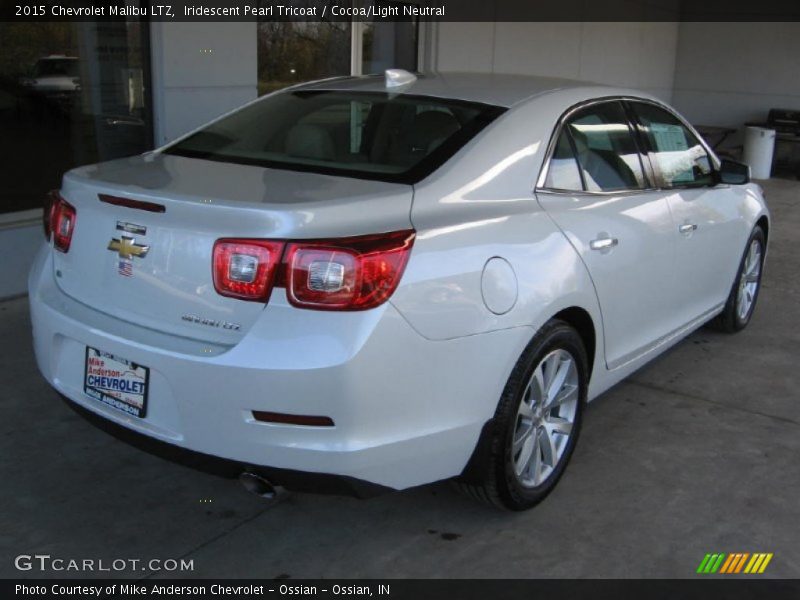 Iridescent Pearl Tricoat / Cocoa/Light Neutral 2015 Chevrolet Malibu LTZ