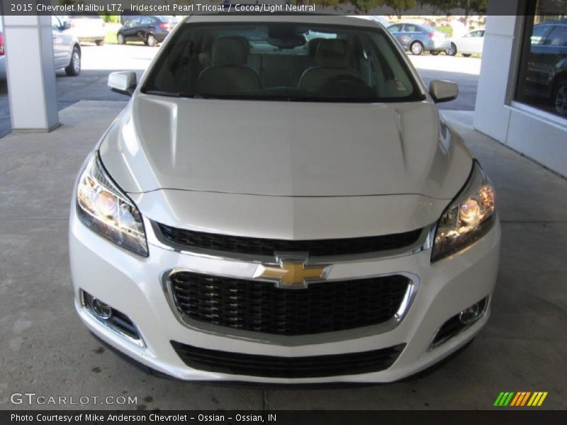 Iridescent Pearl Tricoat / Cocoa/Light Neutral 2015 Chevrolet Malibu LTZ