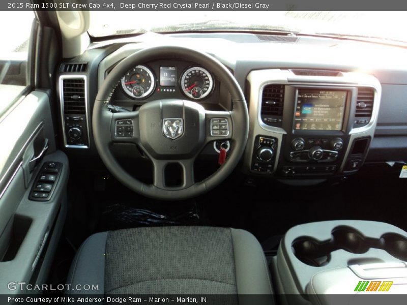 Dashboard of 2015 1500 SLT Crew Cab 4x4