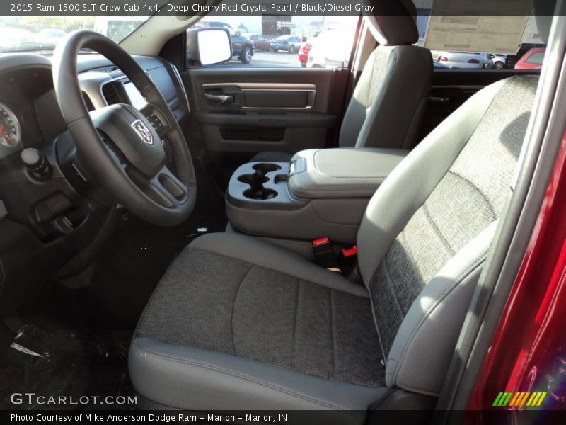 Front Seat of 2015 1500 SLT Crew Cab 4x4