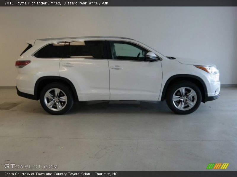 Blizzard Pearl White / Ash 2015 Toyota Highlander Limited