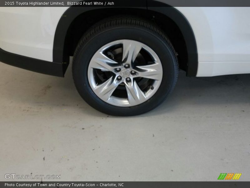Blizzard Pearl White / Ash 2015 Toyota Highlander Limited