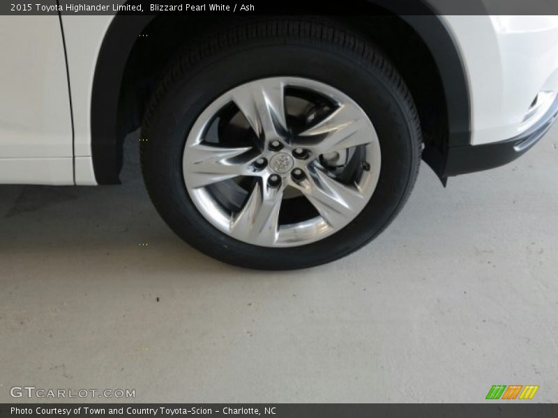 Blizzard Pearl White / Ash 2015 Toyota Highlander Limited