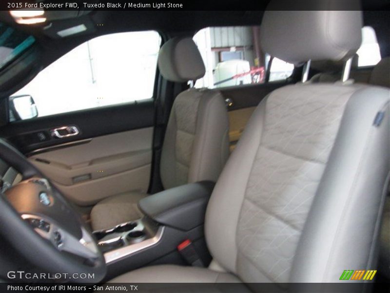 Tuxedo Black / Medium Light Stone 2015 Ford Explorer FWD