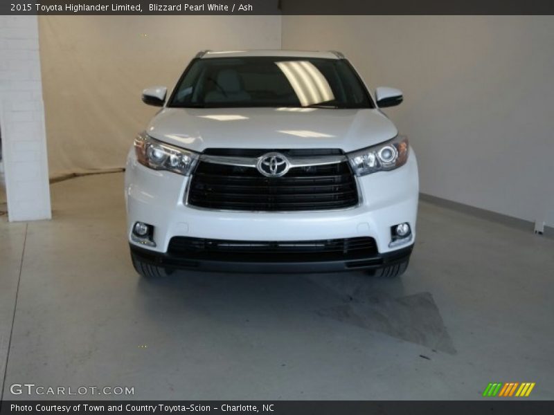 Blizzard Pearl White / Ash 2015 Toyota Highlander Limited