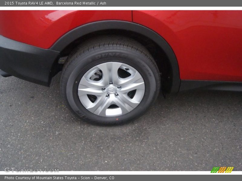 Barcelona Red Metallic / Ash 2015 Toyota RAV4 LE AWD