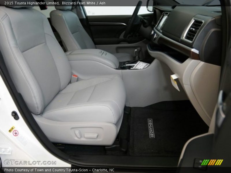 Blizzard Pearl White / Ash 2015 Toyota Highlander Limited