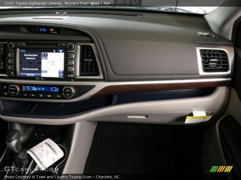 Blizzard Pearl White / Ash 2015 Toyota Highlander Limited