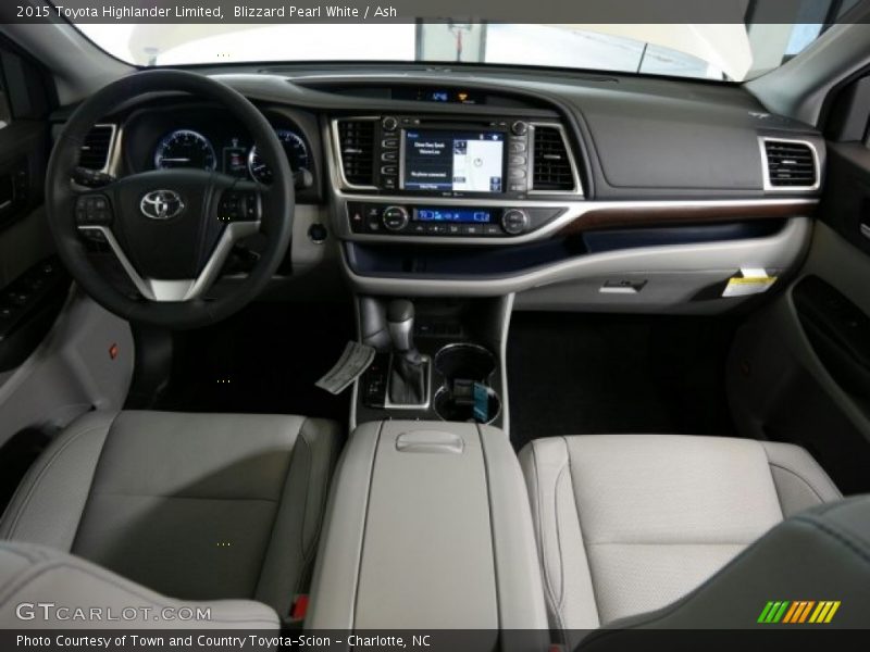 Blizzard Pearl White / Ash 2015 Toyota Highlander Limited