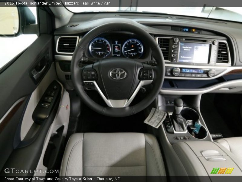 Blizzard Pearl White / Ash 2015 Toyota Highlander Limited