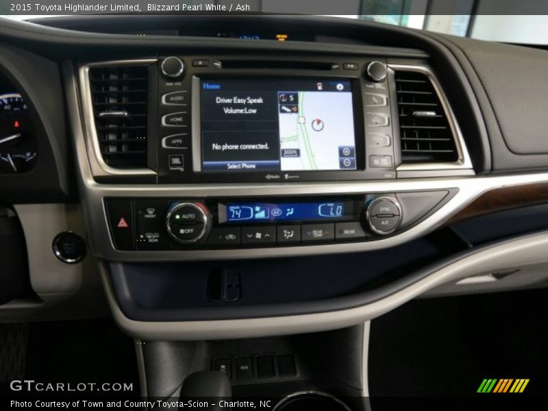 Blizzard Pearl White / Ash 2015 Toyota Highlander Limited