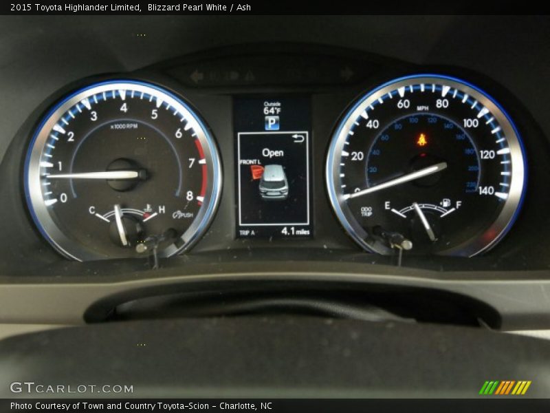 Blizzard Pearl White / Ash 2015 Toyota Highlander Limited