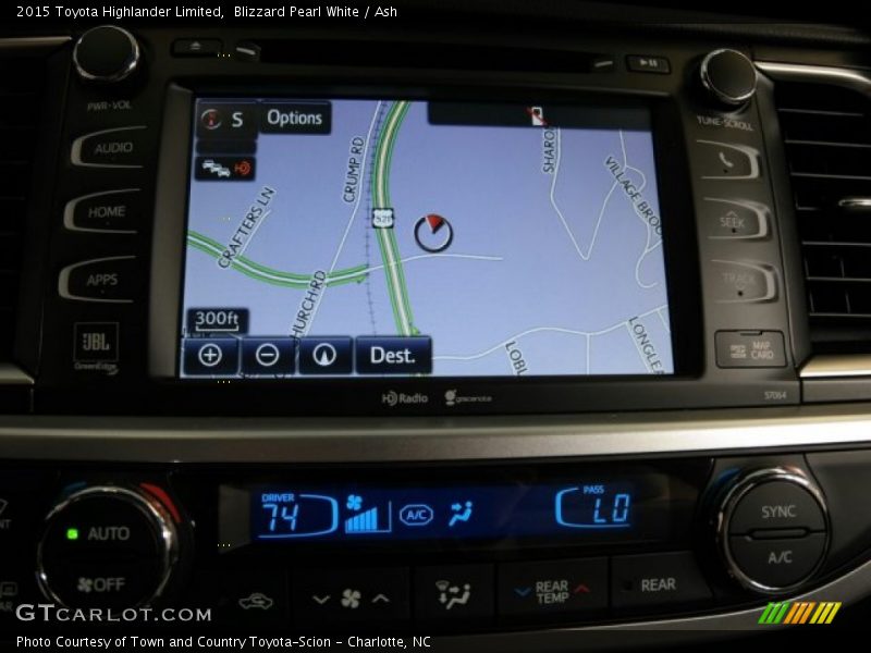 Blizzard Pearl White / Ash 2015 Toyota Highlander Limited