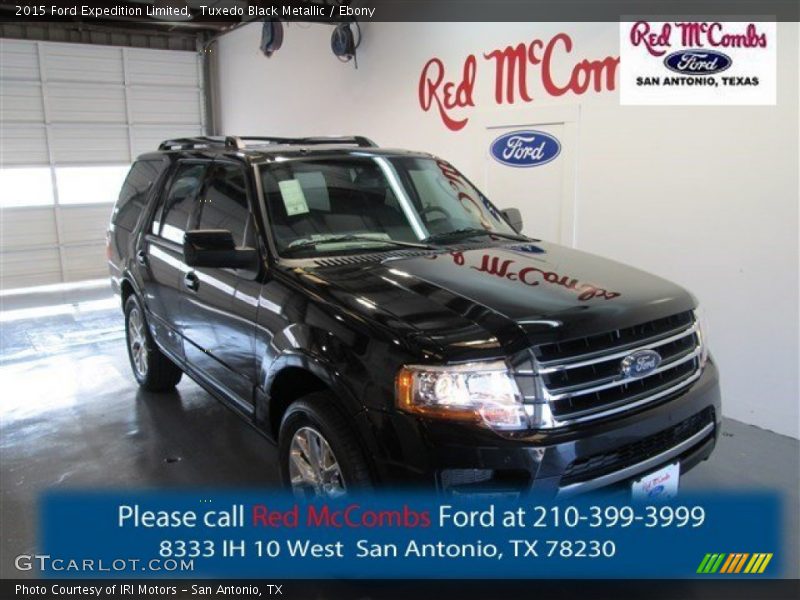 Tuxedo Black Metallic / Ebony 2015 Ford Expedition Limited