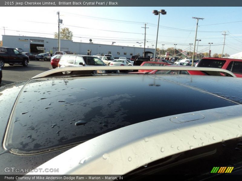 Brilliant Black Crystal Pearl / Black 2015 Jeep Cherokee Limited