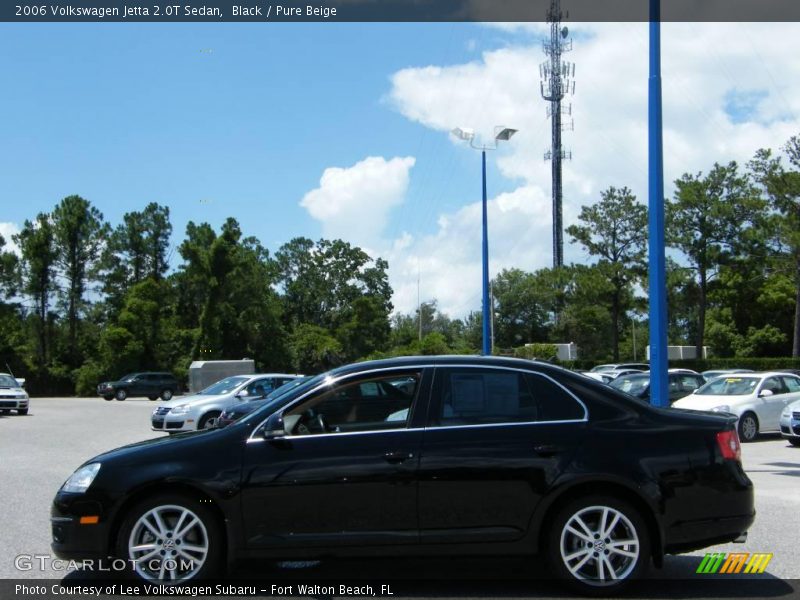 Black / Pure Beige 2006 Volkswagen Jetta 2.0T Sedan