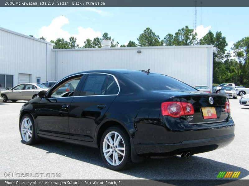 Black / Pure Beige 2006 Volkswagen Jetta 2.0T Sedan