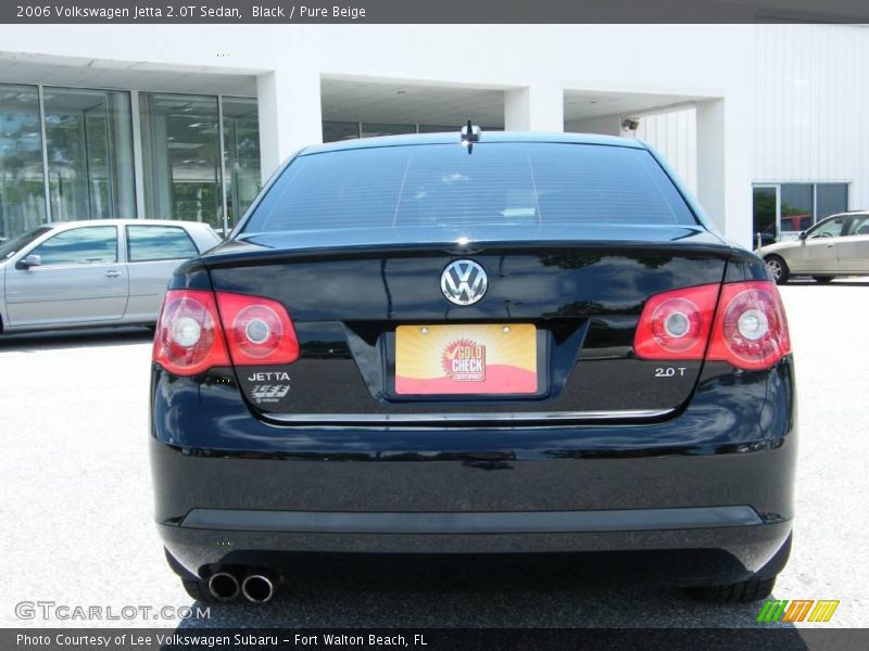 Black / Pure Beige 2006 Volkswagen Jetta 2.0T Sedan