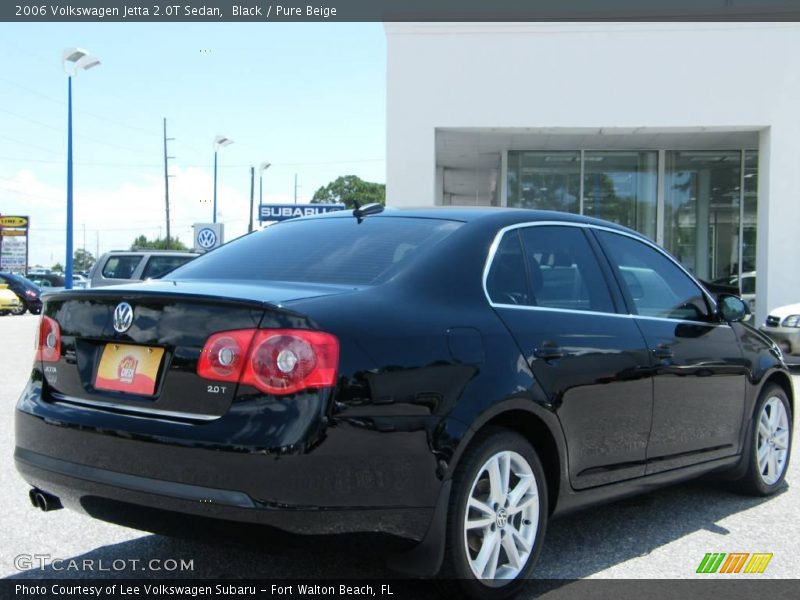 Black / Pure Beige 2006 Volkswagen Jetta 2.0T Sedan
