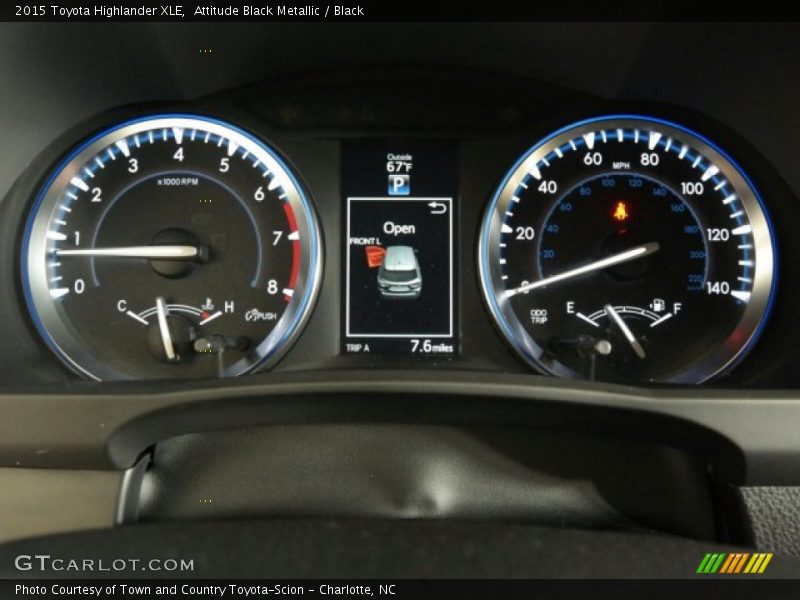  2015 Highlander XLE XLE Gauges