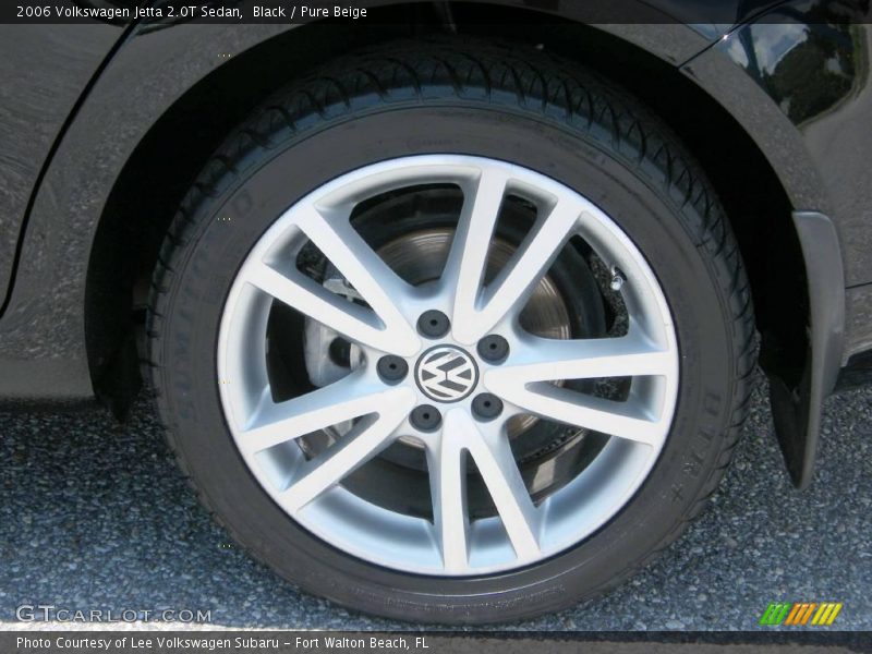 Black / Pure Beige 2006 Volkswagen Jetta 2.0T Sedan
