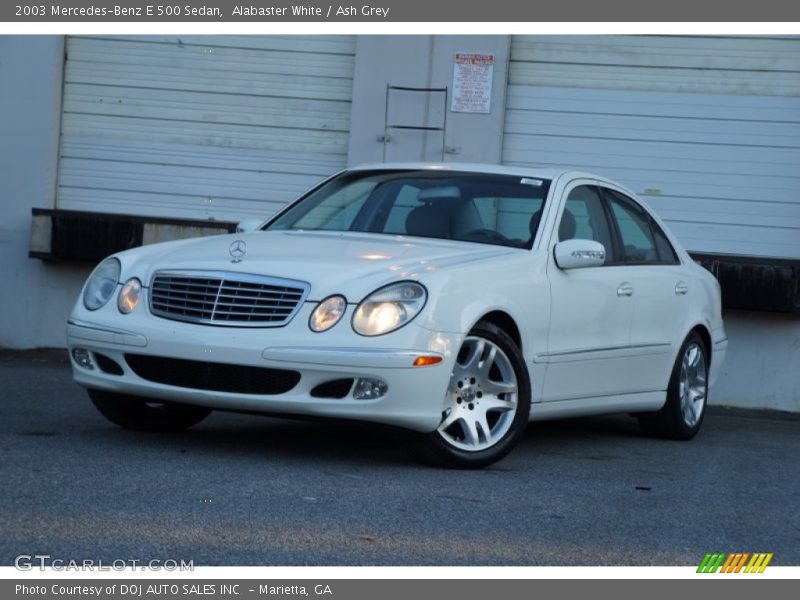 Front 3/4 View of 2003 E 500 Sedan