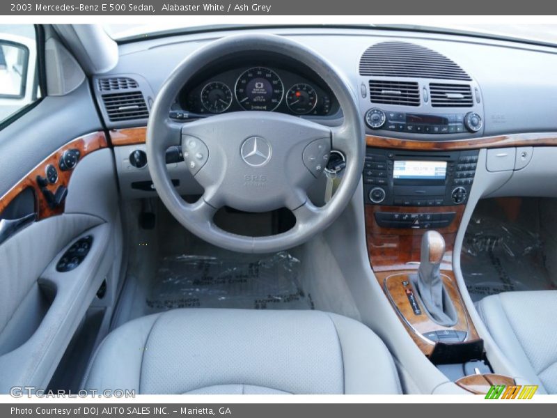 Alabaster White / Ash Grey 2003 Mercedes-Benz E 500 Sedan