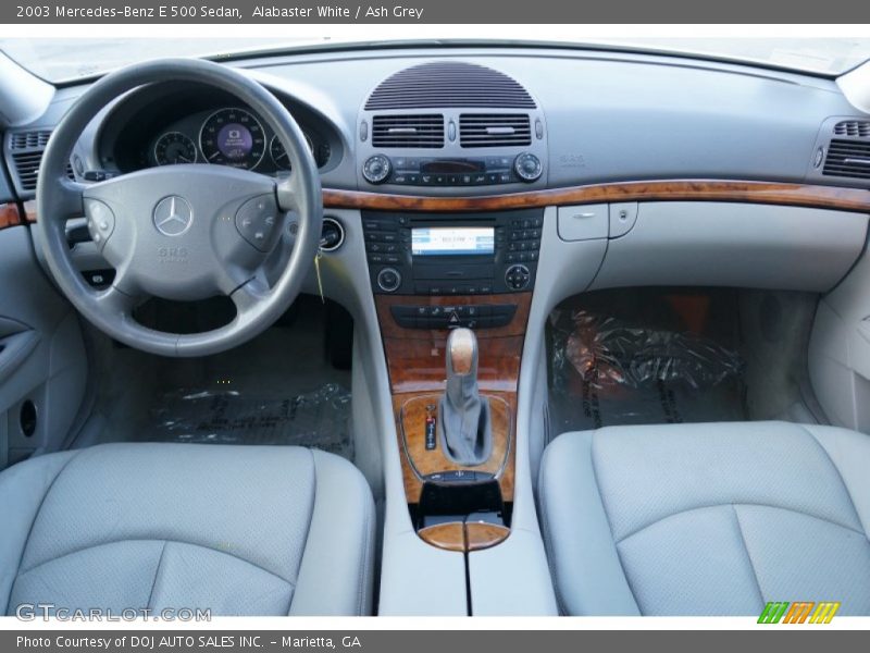 Alabaster White / Ash Grey 2003 Mercedes-Benz E 500 Sedan