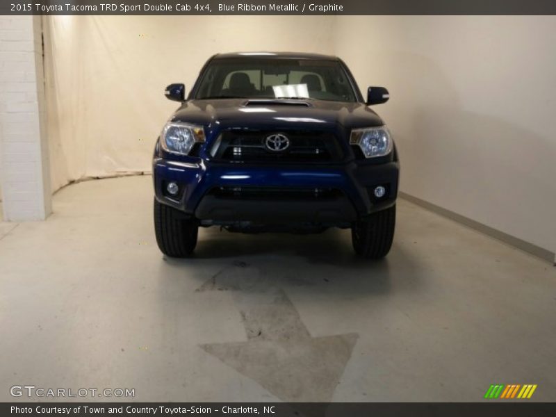 Blue Ribbon Metallic / Graphite 2015 Toyota Tacoma TRD Sport Double Cab 4x4