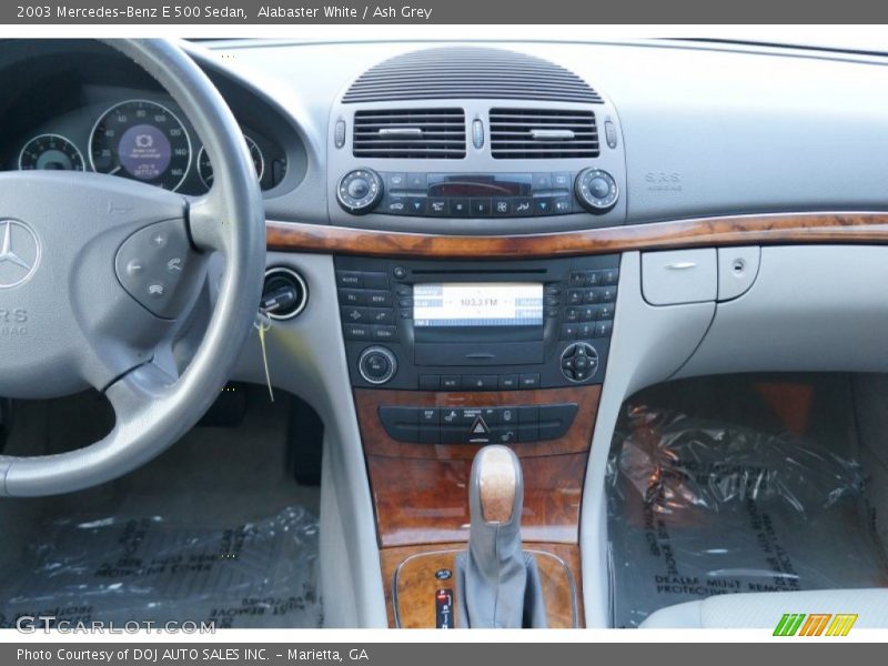 Alabaster White / Ash Grey 2003 Mercedes-Benz E 500 Sedan