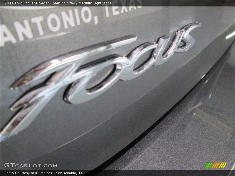 Sterling Gray / Medium Light Stone 2014 Ford Focus SE Sedan