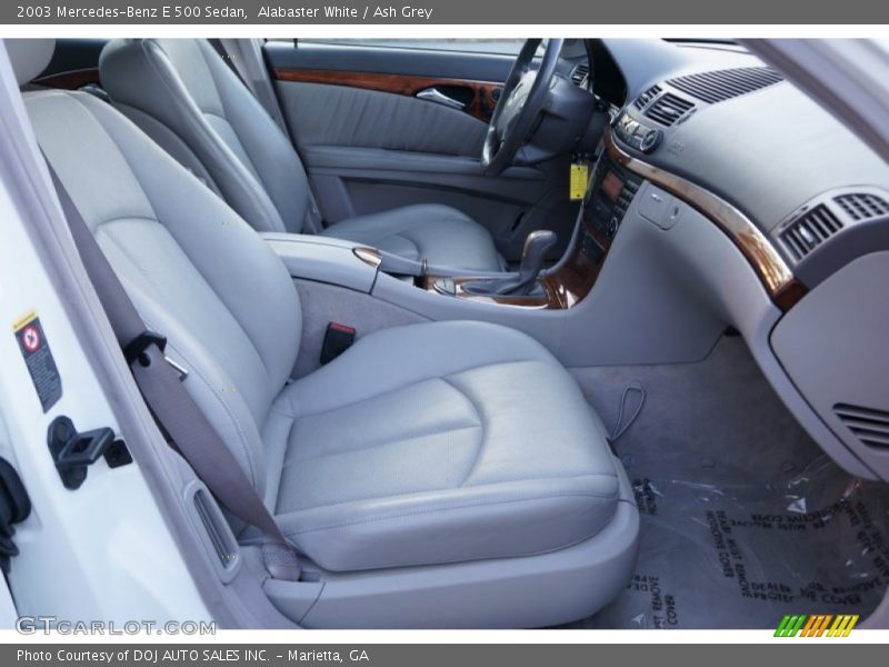 Front Seat of 2003 E 500 Sedan