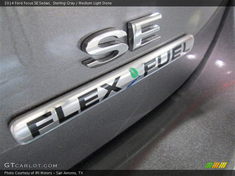 Sterling Gray / Medium Light Stone 2014 Ford Focus SE Sedan