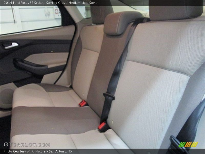 Sterling Gray / Medium Light Stone 2014 Ford Focus SE Sedan