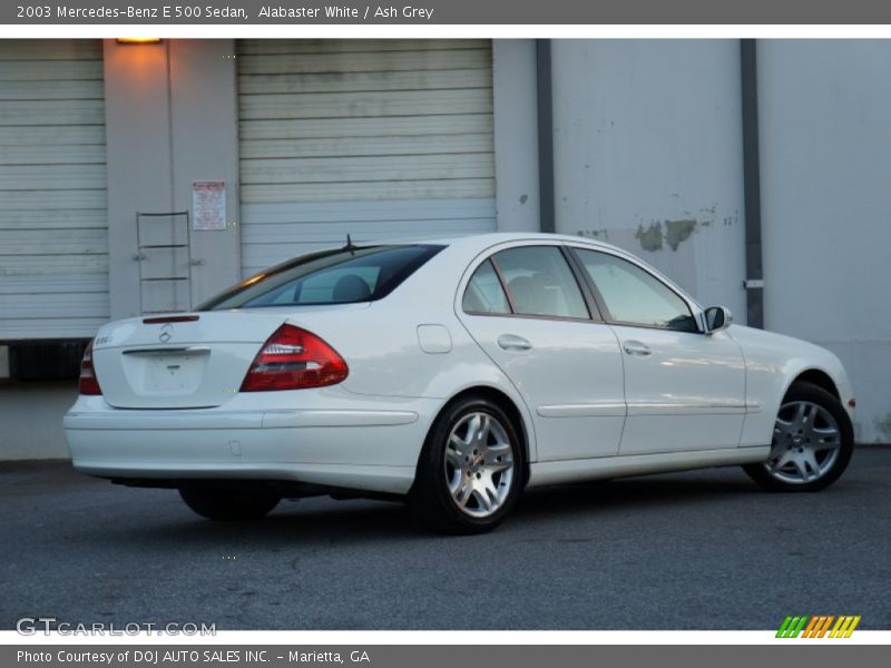 Alabaster White / Ash Grey 2003 Mercedes-Benz E 500 Sedan