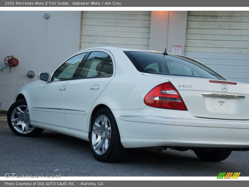 Alabaster White / Ash Grey 2003 Mercedes-Benz E 500 Sedan