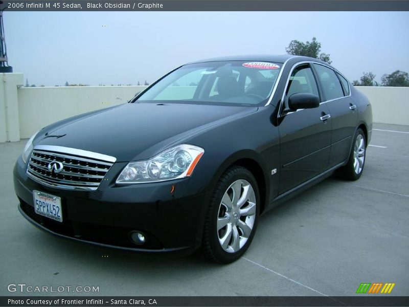 Black Obsidian / Graphite 2006 Infiniti M 45 Sedan