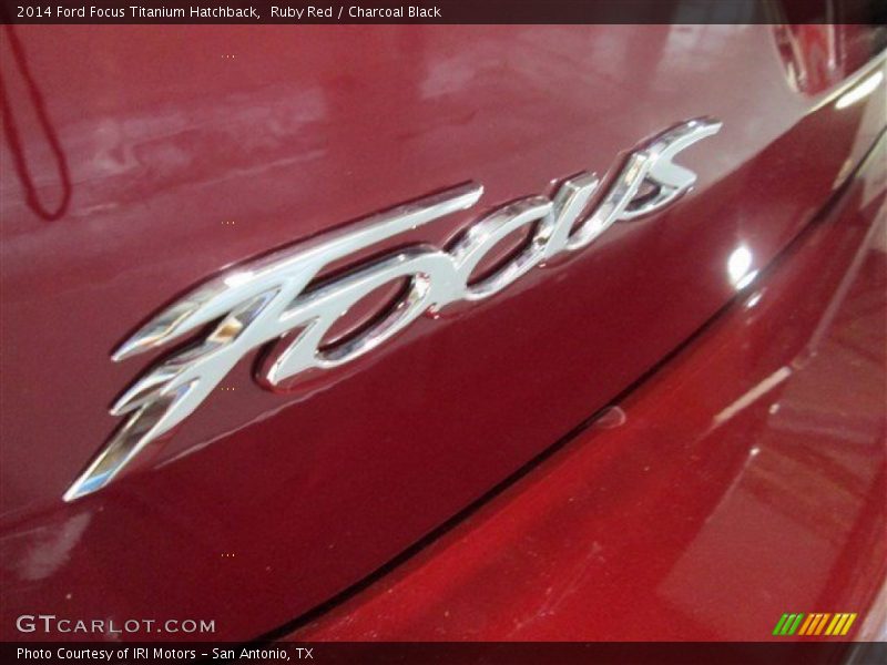 Ruby Red / Charcoal Black 2014 Ford Focus Titanium Hatchback