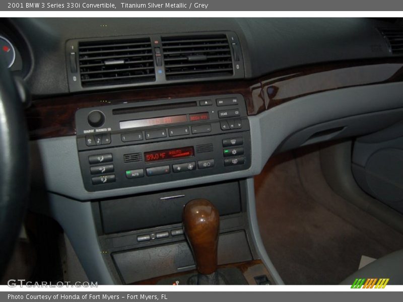 Titanium Silver Metallic / Grey 2001 BMW 3 Series 330i Convertible