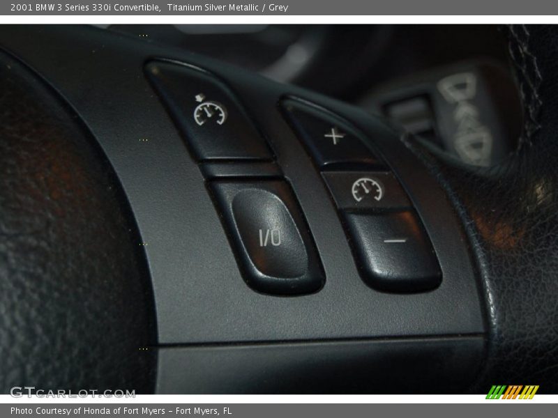 Titanium Silver Metallic / Grey 2001 BMW 3 Series 330i Convertible