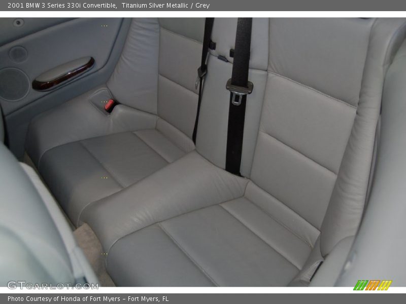 Titanium Silver Metallic / Grey 2001 BMW 3 Series 330i Convertible