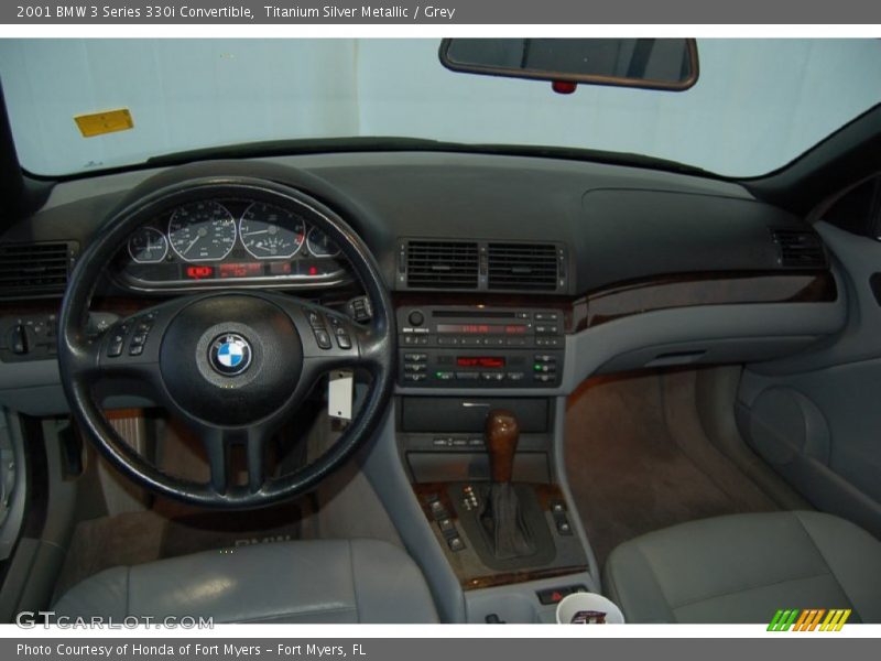 Titanium Silver Metallic / Grey 2001 BMW 3 Series 330i Convertible