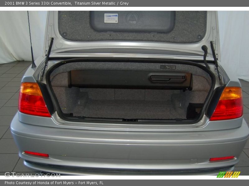 Titanium Silver Metallic / Grey 2001 BMW 3 Series 330i Convertible